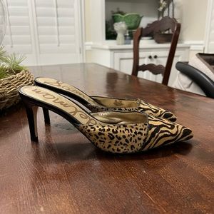 Sam Edelman animal print heels
